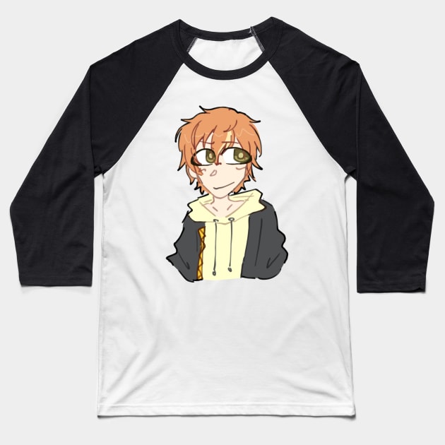 Akito Baseball T-Shirt by WillowTheCat-